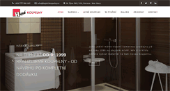 Desktop Screenshot of hajek-koupelny.cz